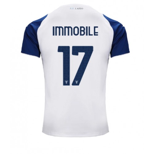Lazio Ciro Immobile #17 Tredjedrakt 2022-23 Kortermet Lazio Ciro Immobile #17 Tredjedrakt 2022-23 Kortermet